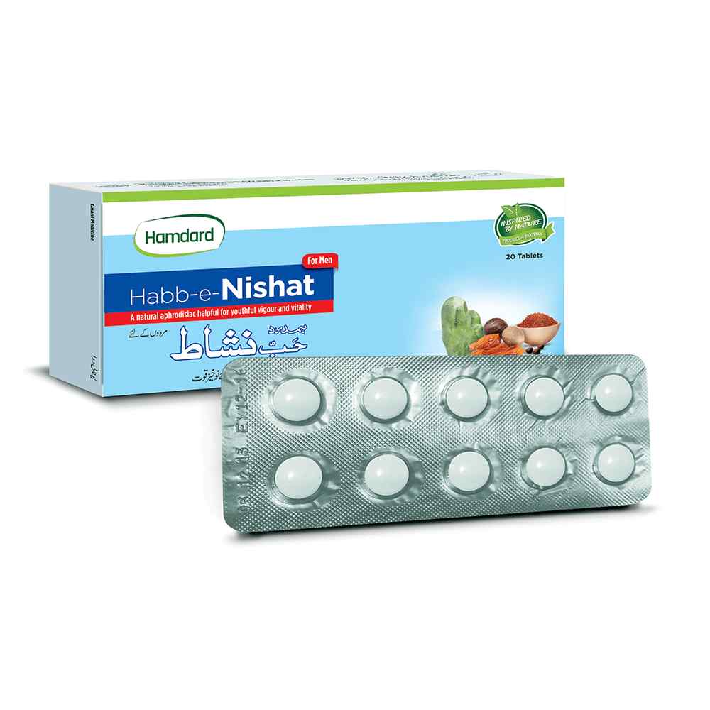 Hamdard Habb-e-Nishat 20 Tablets